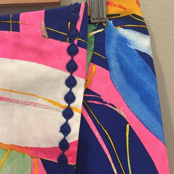 Crown & Ivy Tropical Colorful Pull On Skort - Picture 3 of 8